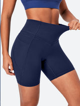 IUGA PowerTight No Front Seam Sandwich Shorts - IUGA
