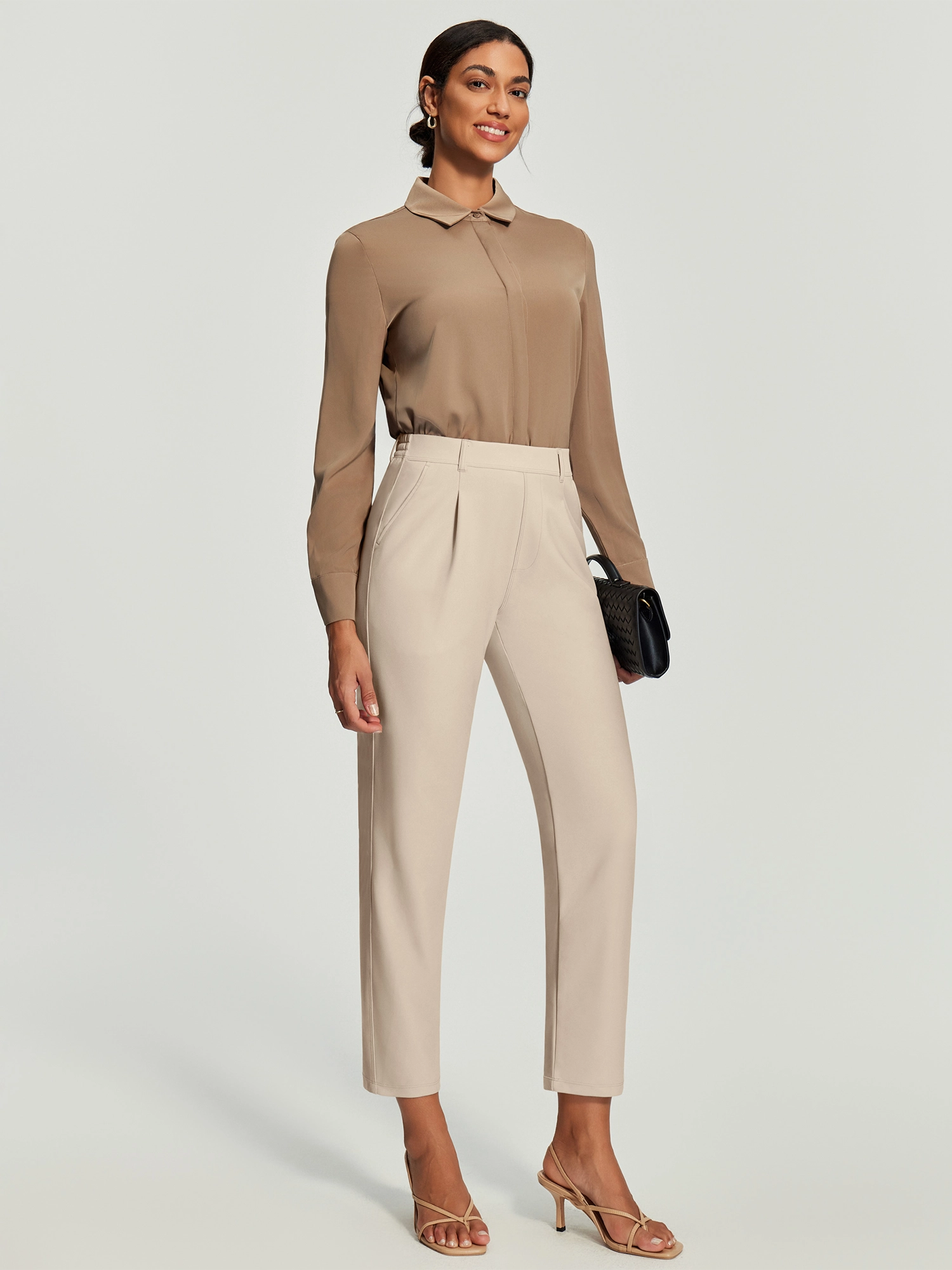 IUGA Stretch Comfy Skinny Leg Work Casual Pants | Affordable Yoga Leggings & Activewear by IUGA