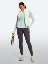 IUGA Turtleneck Long Sleeve Fleece Lined Thermal Shirts With Pockets | Affordable Yoga Leggings & Activewear by IUGA