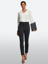 IUGA Pull On Stretchy Work Pants With Pockets | Affordable Yoga Leggings & Activewear by IUGA