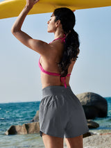 IUGA 5'' High Waisted Quick Dry UPF 50+ Swim Board Shorts - IUGA