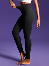 IUGA PowerTight Sandwich Scrunch Butt Lifting No Front Seam Compression Leggings With Pockets | Affordable Yoga Leggings & Activewear by IUGA