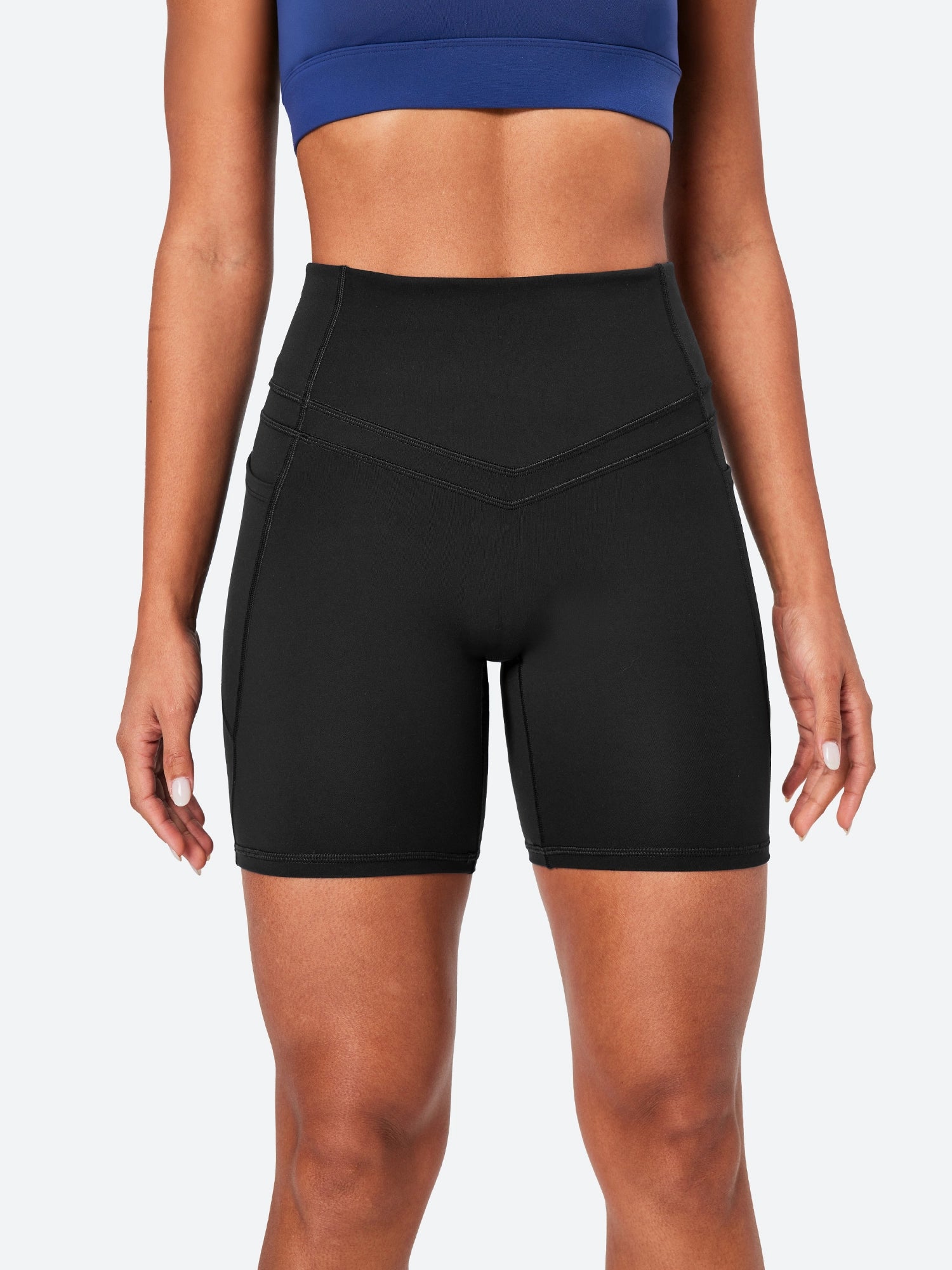 IUGA PowerTight No Front Seam Sandwich Shorts - IUGA