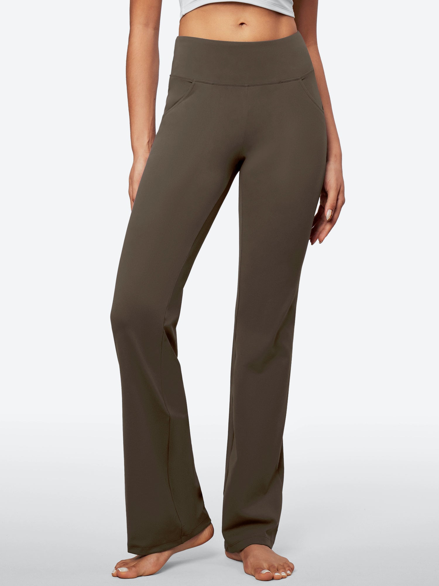 IUGA High Waisted Bootcut Yoga Pants With 4 Pockets - IUGA